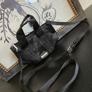 PINK Victoria's Secret Black Mini Tote